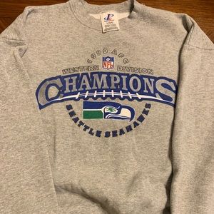 1999 seattle seahawks division champs sweatshirt